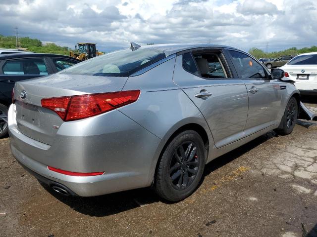 KNAGM4A79D5372612 - 2013 KIA OPTIMA LX SILVER photo 3