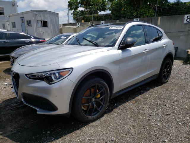 ZASPAKBN3K7C50575 - 2019 ALFA ROMEO STELVIO TI SILVER photo 1