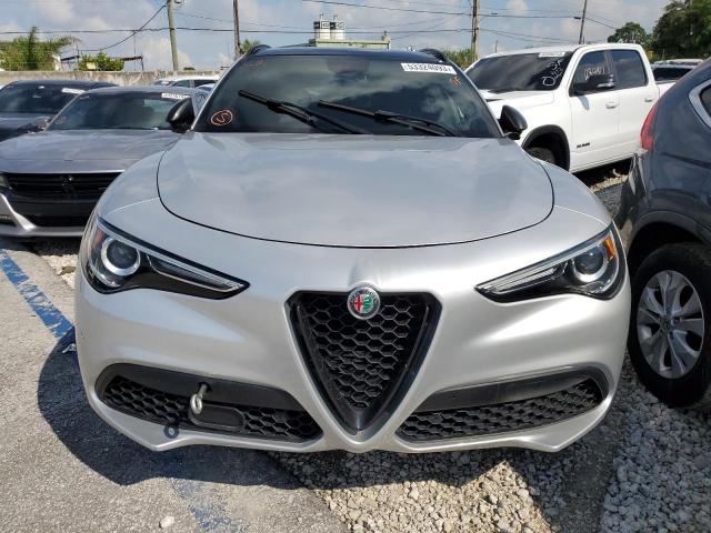 ZASPAKBN3K7C50575 - 2019 ALFA ROMEO STELVIO TI SILVER photo 5