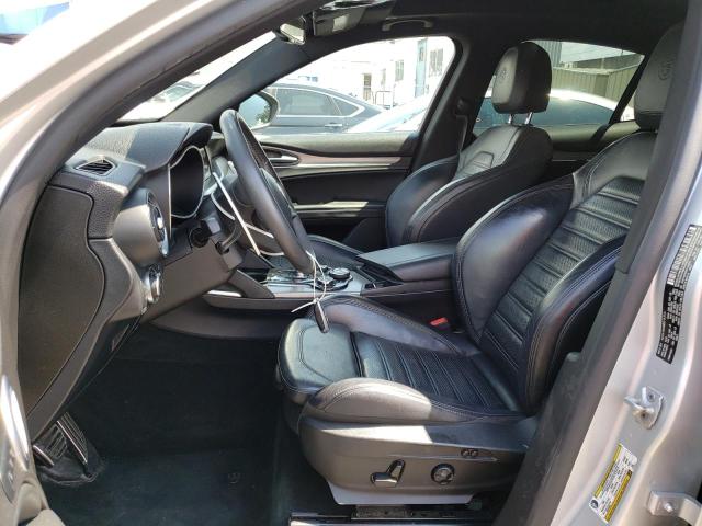 ZASPAKBN3K7C50575 - 2019 ALFA ROMEO STELVIO TI SILVER photo 7