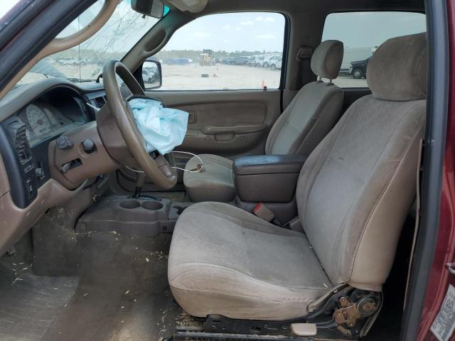 5TEGN92N32Z016631 - 2002 TOYOTA TACOMA DOUBLE CAB PRERUNNER BURGUNDY photo 7