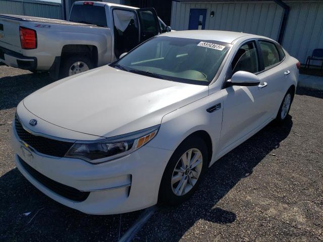 KNAGT4L3XG5083921 - 2016 KIA OPTIMA LX WHITE photo 2