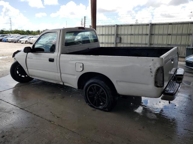 4TANL42N2YZ651565 - 2000 TOYOTA TACOMA WHITE photo 2