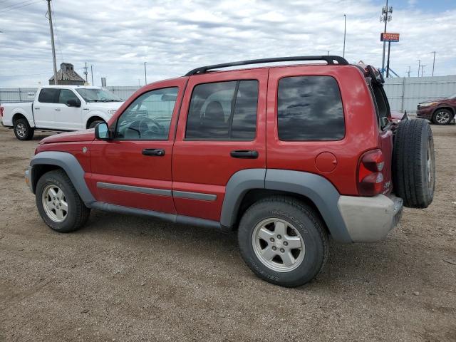 1J4GL48K46W150325 - 2006 JEEP LIBERTY SPORT MAROON photo 2