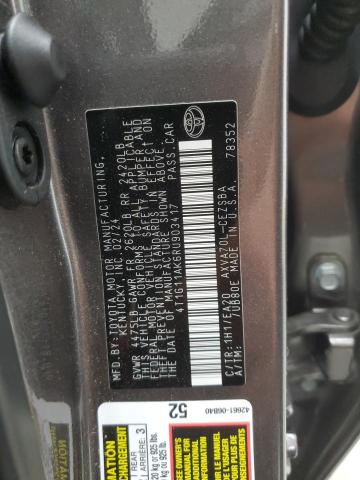 4T1G11AK6RU903417 - 2024 TOYOTA CAMRY SE NIGHT SHADE GRAY photo 13