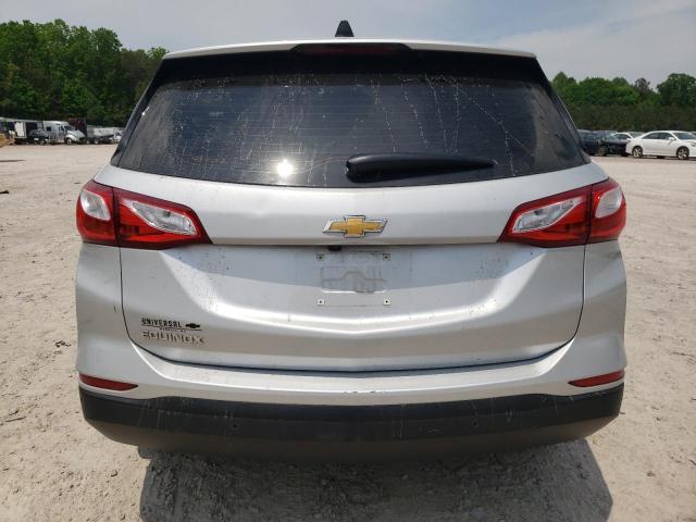 2GNAXFEV8L6217953 - 2020 CHEVROLET EQUINOX SILVER photo 6