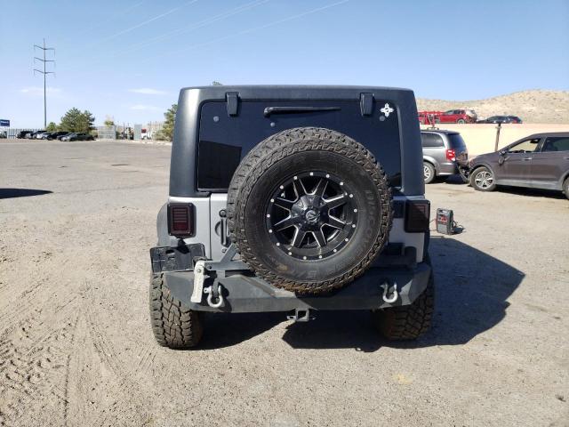 1C4GJWAG1EL184445 - 2014 JEEP WRANGLER SPORT SILVER photo 6