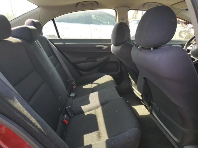 2HGFA16609H355334 - 2009 HONDA CIVIC LX-S MAROON photo 10