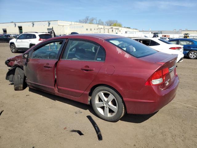 2HGFA16609H355334 - 2009 HONDA CIVIC LX-S MAROON photo 2