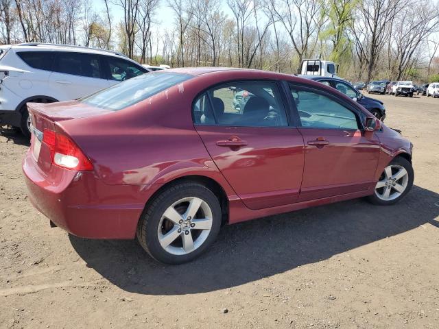 2HGFA16609H355334 - 2009 HONDA CIVIC LX-S MAROON photo 3