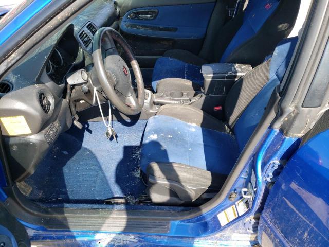 JF1GD76687L507623 - 2007 SUBARU IMPREZA WRX STI BLUE photo 7