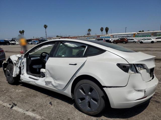 5YJ3E1EA3MF031305 - 2021 TESLA MODEL 3 WHITE photo 2