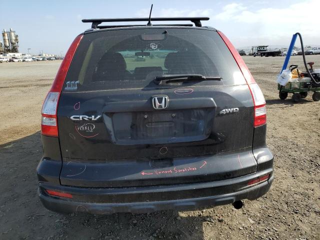 5J6RE4H39AL028193 - 2010 HONDA CR-V LX BLACK photo 6