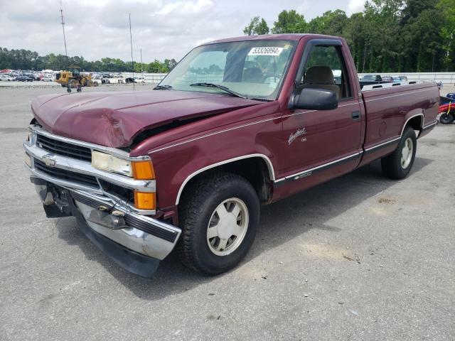 1GCEC14RXTE257508 - 1996 CHEVROLET GMT-400 C1500 BURGUNDY photo 1