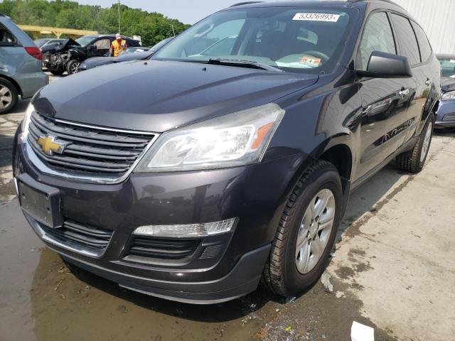 1GNKRFED7FJ262749 - 2015 CHEVROLET TRAVERSE LS CHARCOAL photo 1