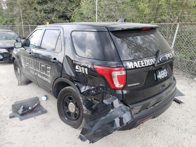 1FM5K8AR4HGE30351 - 2017 FORD EXPLORER POLICE INTERCEPTOR BLACK photo 2