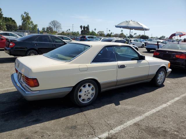 WDBCA45D9GA238381 - 1986 MERCEDES-BENZ 560 SEC YELLOW photo 3