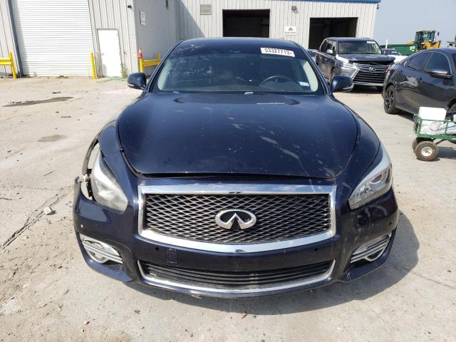 JN1BY1AR1JM220216 - 2018 INFINITI Q70 3.7 LUXE BLUE photo 5