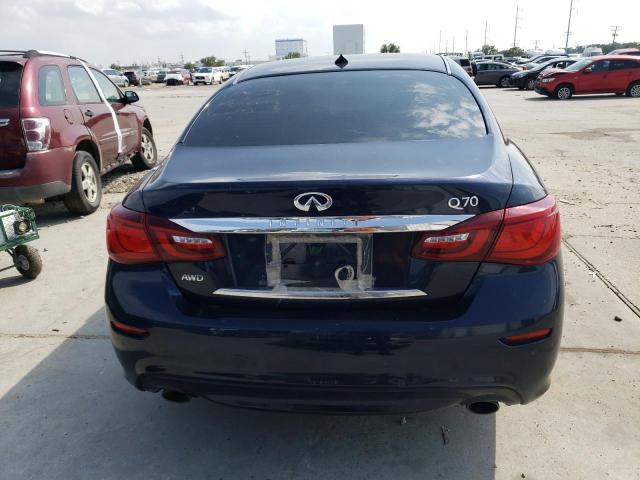 JN1BY1AR1JM220216 - 2018 INFINITI Q70 3.7 LUXE BLUE photo 6