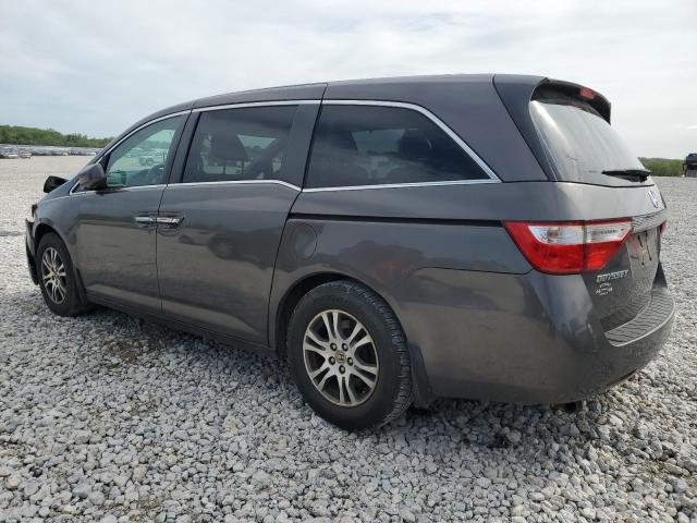 5FNRL5H4XBB102039 - 2011 HONDA ODYSSEY EX GRAY photo 2