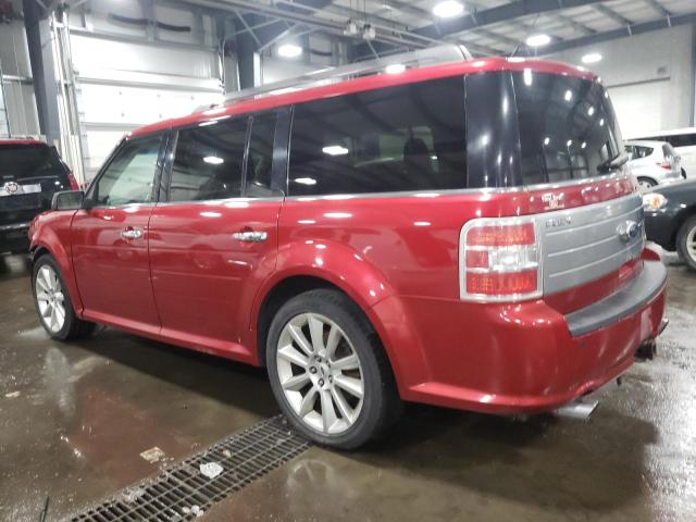 2FMHK6DT3CBD16527 - 2012 FORD FLEX LIMITED RED photo 2