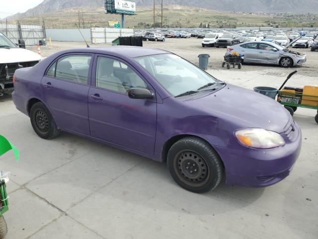 JTDBR32EX30027784 - 2003 TOYOTA COROLLA CE Fioletowy zdjęcie 4