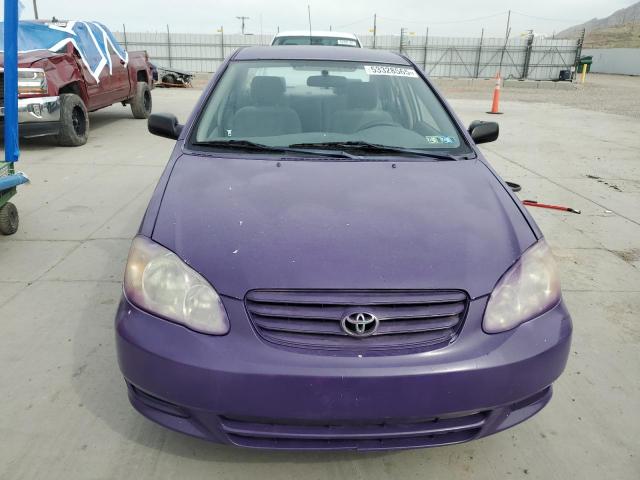 JTDBR32EX30027784 - 2003 TOYOTA COROLLA CE Fioletowy zdjęcie 5