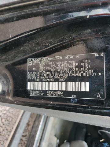 5TBBT44165S469066 - 2005 TOYOTA TUNDRA ACCESS CAB SR5 GRAY photo 12