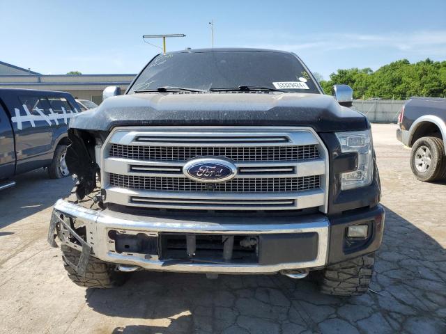 1FTFW1EG1FFA76739 - 2015 FORD F150 SUPERCREW BLACK photo 5