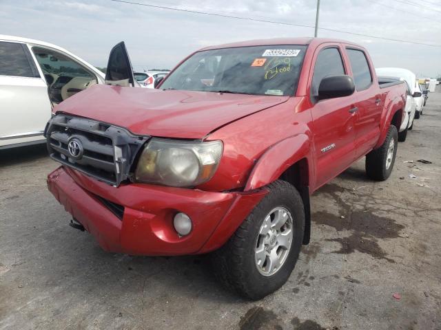 3TMJU4GN8AM098193 - 2010 TOYOTA TACOMA DOUBLE CAB PRERUNNER RED photo 2