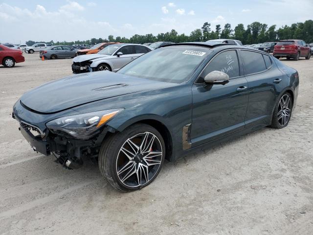 KNAE55LC6N6110479 - 2022 KIA STINGER GT2 GRAY photo 1