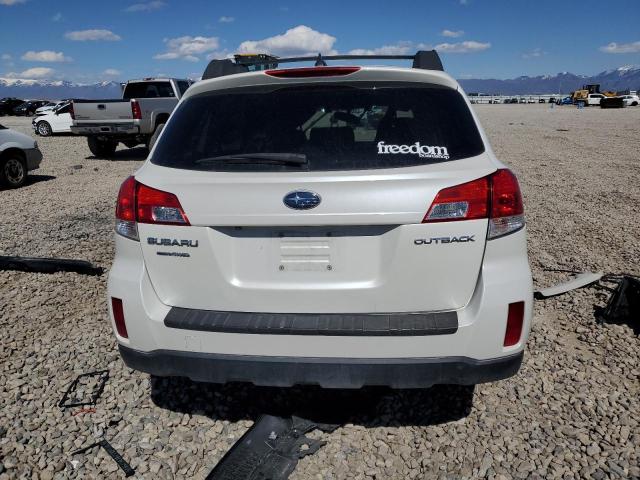 4S4BRCPC7D3305589 - 2013 SUBARU OUTBACK 2.5I LIMITED WHITE photo 6