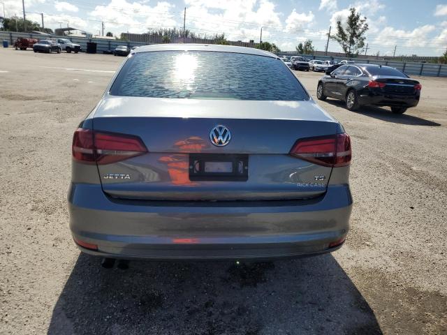 3VW2B7AJ6HM377134 - 2017 VOLKSWAGEN JETTA S GRAY photo 6