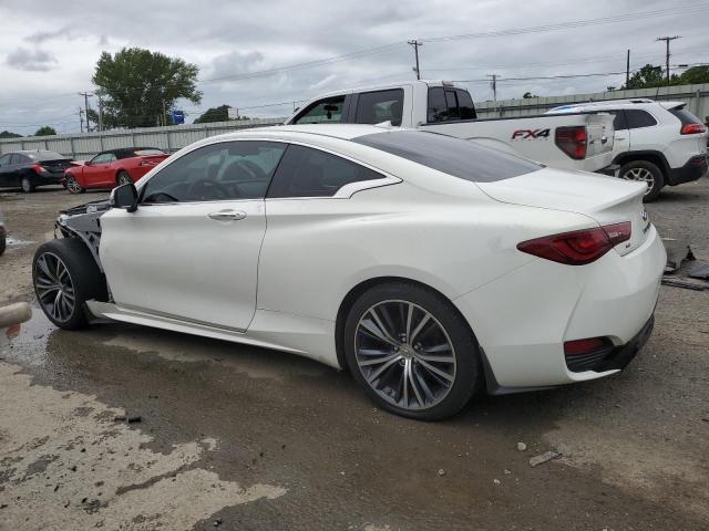 JN1CV7EL4HM320309 - 2017 INFINITI Q60 BASE WHITE photo 2