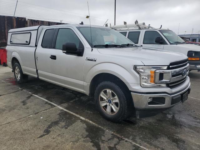 1FTEX1CP0KKD49831 - 2019 FORD F150 SUPER CAB GRAY photo 4