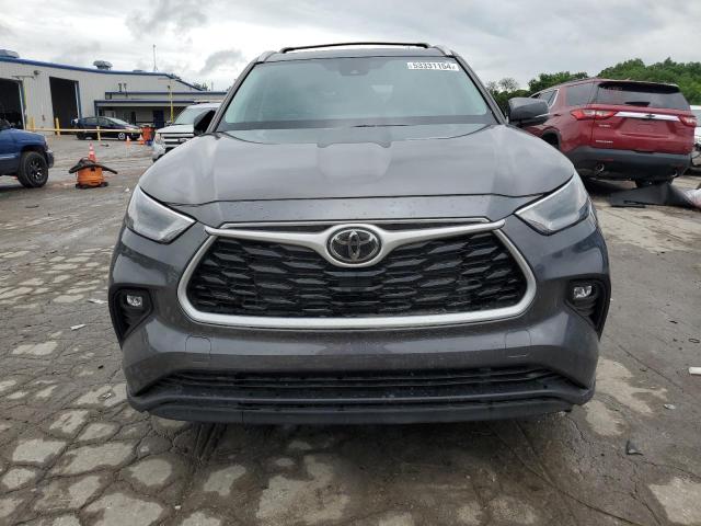 5TDGZRBH3NS582935 - 2022 TOYOTA HIGHLANDER XLE 灰色 照片 5