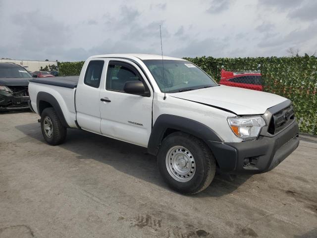 5TFUU4EN0FX115635 - 2015 TOYOTA TACOMA ACCESS CAB WHITE photo 4