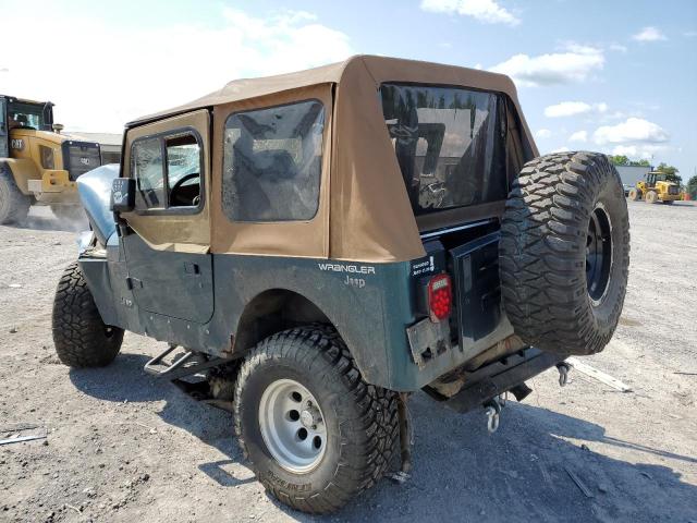 1J4FY19P2SP245797 - 1995 JEEP WRANGLER S GREEN photo 2