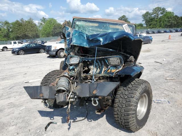 1J4FY19P2SP245797 - 1995 JEEP WRANGLER S GREEN photo 5