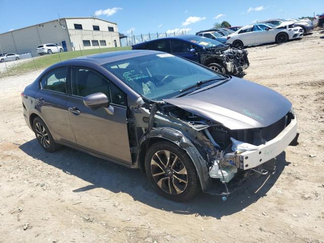 19XFB2F82FE102672 - 2015 HONDA CIVIC EX GRAY photo 4