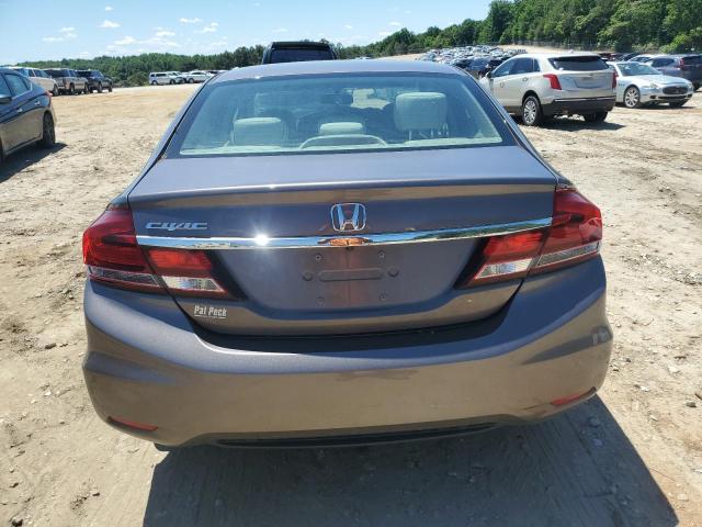 19XFB2F82FE102672 - 2015 HONDA CIVIC EX GRAY photo 6