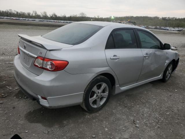 2T1BU4EE2BC685815 - 2011 TOYOTA COROLLA BASE SILVER photo 3