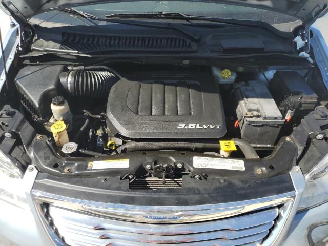 2C4RC1CG8CR314129 - 2012 CHRYSLER TOWN & COU TOURING L BLUE photo 12