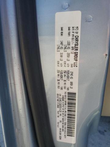 2C4RC1CG8CR314129 - 2012 CHRYSLER TOWN & COU TOURING L BLUE photo 13