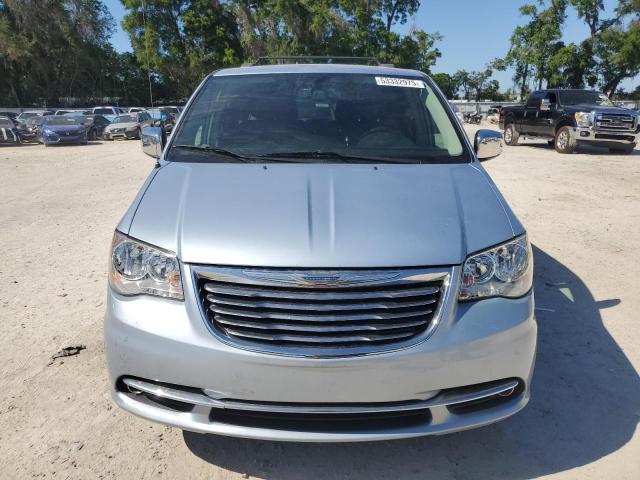 2C4RC1CG8CR314129 - 2012 CHRYSLER TOWN & COU TOURING L BLUE photo 5