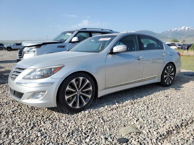 KMHGC4DH3CU163389 - 2012 HYUNDAI GENESIS 5.0L SILVER photo 1