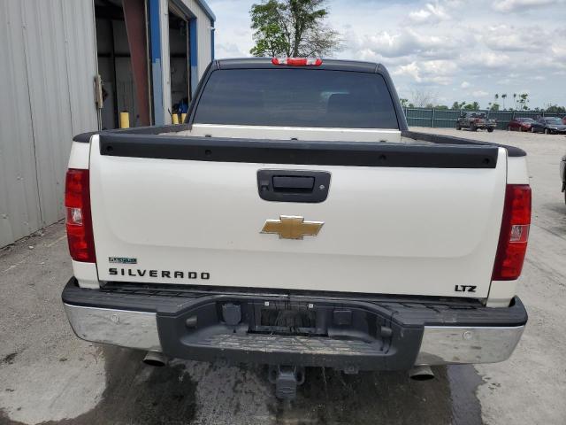 3GCPKTE3XBG323189 - 2011 CHEVROLET SLVRD K1500 LTZ WHITE photo 6