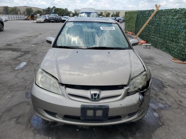 2HGES26744H528272 - 2004 HONDA CIVIC EX BEIGE photo 5