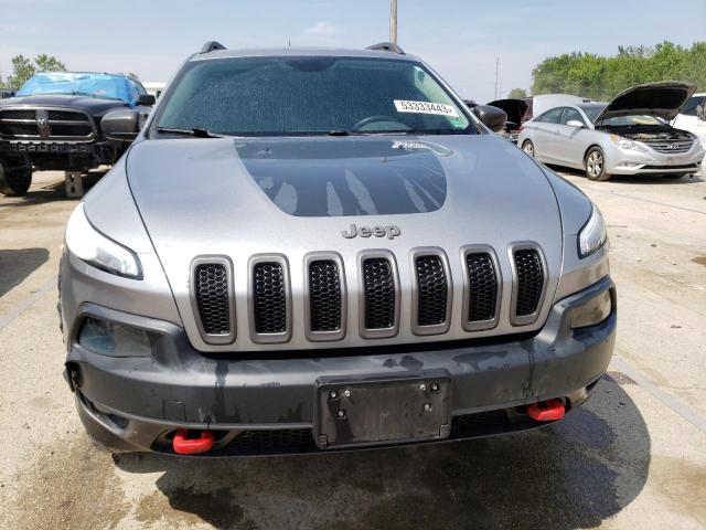1C4PJMBS8EW281499 - 2014 JEEP CHEROKEE TRAILHAWK GRAY photo 5