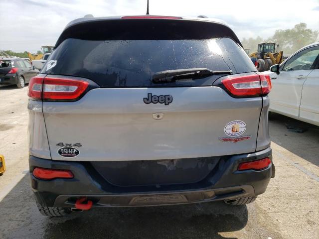 1C4PJMBS8EW281499 - 2014 JEEP CHEROKEE TRAILHAWK GRAY photo 6